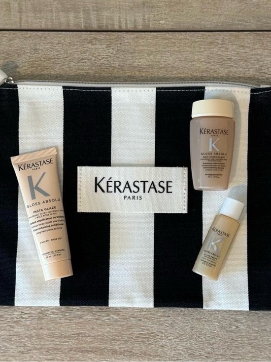 Kerastase Other - Kérastase Gloss Absolu Haircare Travel Size + Bag